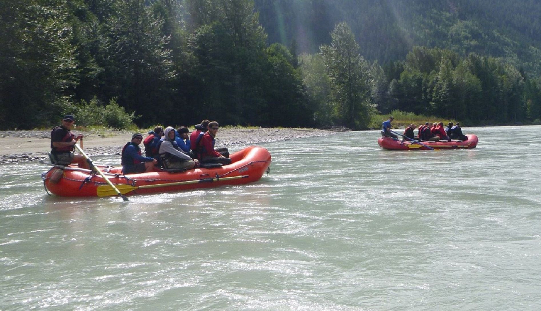 Wilderness rafting in Bella Coola BC Canada. Family and group tours, on Bella  Coola and other rivers of the area